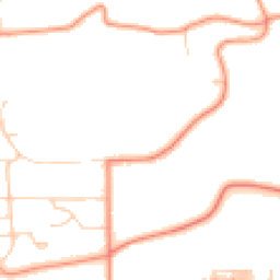 Daytime road noise heatmap for LS29 0BA