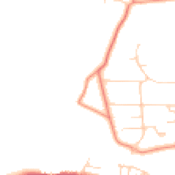 Daytime road noise heatmap for LS29 0BB
