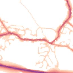 Daytime road noise heatmap for LS29 0BF