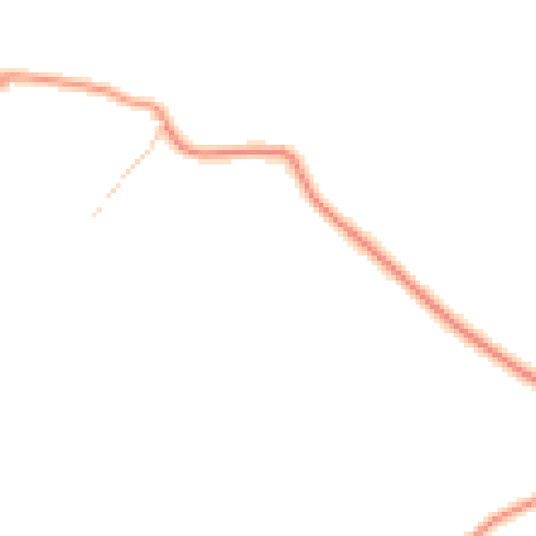 Daytime road noise heatmap for LS29 0EN