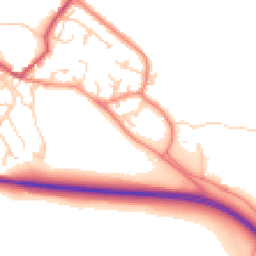 Daytime road noise heatmap for LS29 0LT