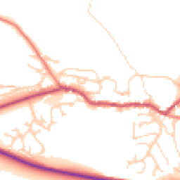 Daytime road noise heatmap for LS29 0LW