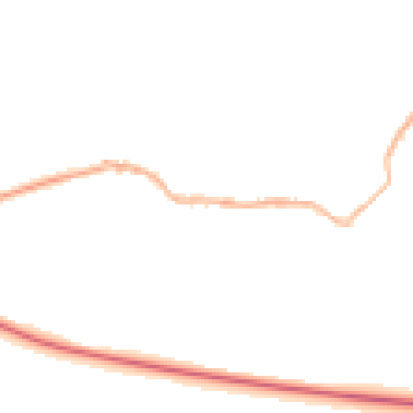 Night-time road noise heatmap for LS29 0PD