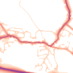 Daytime road noise heatmap for LS29 0PQ