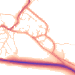 Daytime road noise heatmap for LS29 0QT