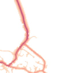 Daytime road noise heatmap for LS29 0RY