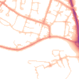 Daytime road noise heatmap for LS29 6JZ