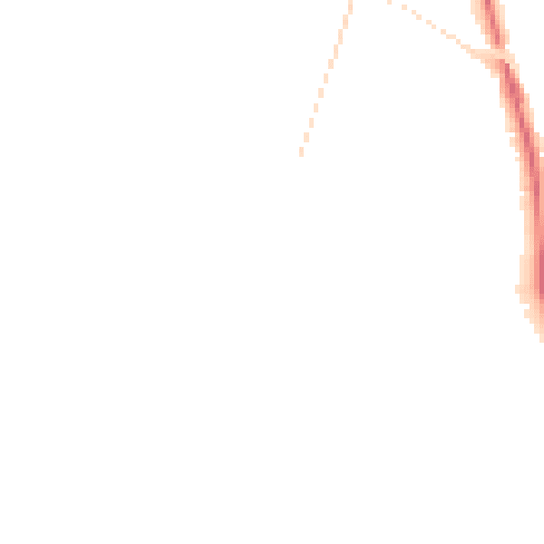 Night-time road noise heatmap for LS29 6JZ
