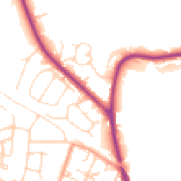 Daytime road noise heatmap for LS29 6PG