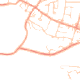 Daytime road noise heatmap for LS29 6QZ