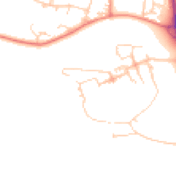 Daytime road noise heatmap for LS29 6RS