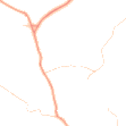 Daytime road noise heatmap for LS29 7AU
