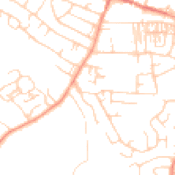 Daytime road noise heatmap for LS29 7PG
