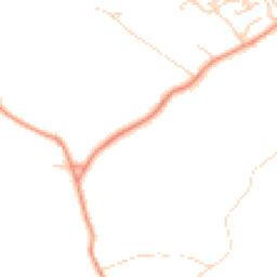 Daytime road noise heatmap for LS29 7SW