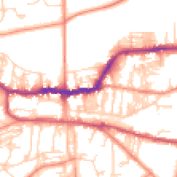 Daytime road noise heatmap for LS29 8DP