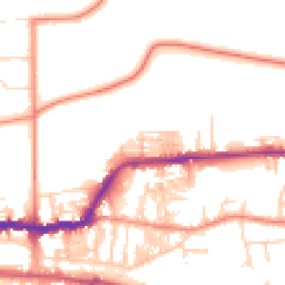 Daytime road noise heatmap for LS29 8EP