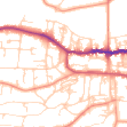 Daytime road noise heatmap for LS29 9AA