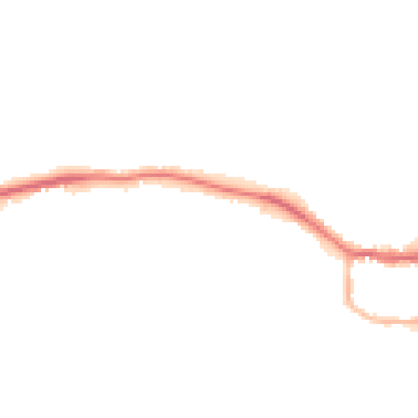 Night-time road noise heatmap for LS29 9BE