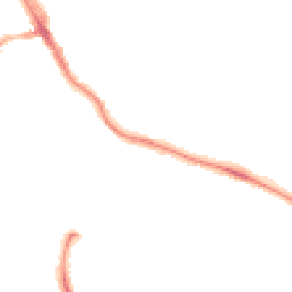 Night-time road noise heatmap for LS6 1BS