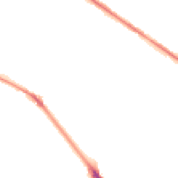 Night-time road noise heatmap for LS6 2FN