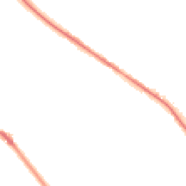 Night-time road noise heatmap for LS6 2LN