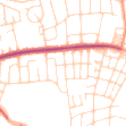 Daytime road noise heatmap for LS8 1AD