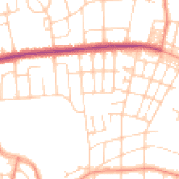 Daytime road noise heatmap for LS8 1AE