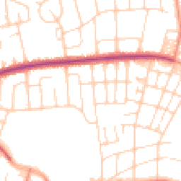 Daytime road noise heatmap for LS8 1AG