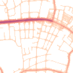Daytime road noise heatmap for LS8 1BA