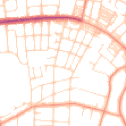 Daytime road noise heatmap for LS8 1BL