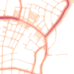 Daytime road noise heatmap for LS8 1BP