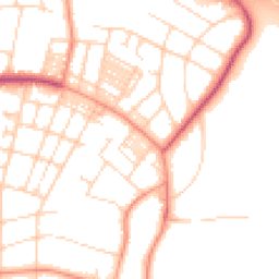 Daytime road noise heatmap for LS8 1BW