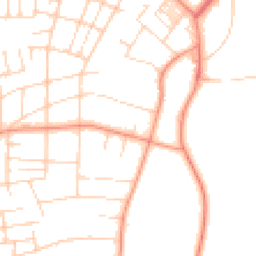 Daytime road noise heatmap for LS8 1DB
