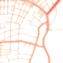 Daytime road noise heatmap for LS8 1DD