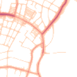Daytime road noise heatmap for LS8 1DF