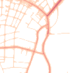 Daytime road noise heatmap for LS8 1DG