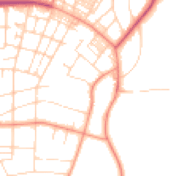 Daytime road noise heatmap for LS8 1EA