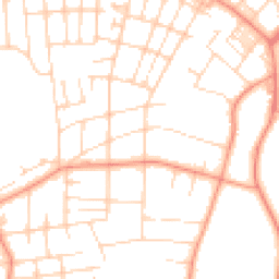 Daytime road noise heatmap for LS8 1EH