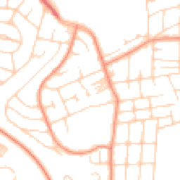 Daytime road noise heatmap for LS8 1HU