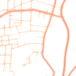Daytime road noise heatmap for LS8 1JE