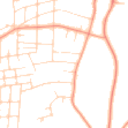Daytime road noise heatmap for LS8 1JF