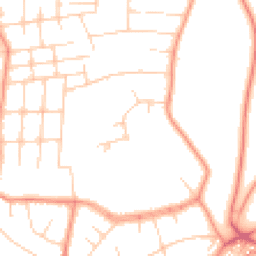 Daytime road noise heatmap for LS8 1JW