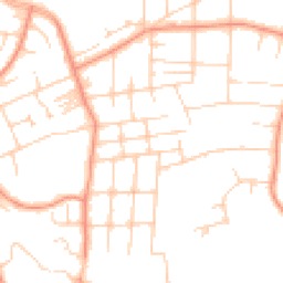 Daytime road noise heatmap for LS8 1LE