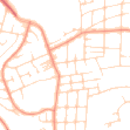 Daytime road noise heatmap for LS8 1LJ