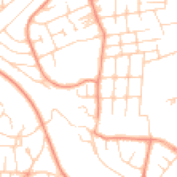 Daytime road noise heatmap for LS8 1PJ