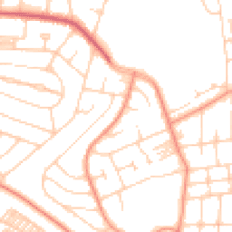 Daytime road noise heatmap for LS8 1RG