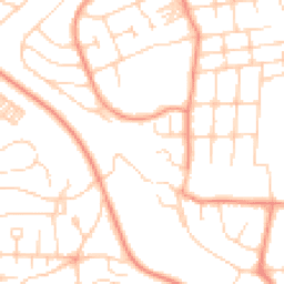 Daytime road noise heatmap for LS8 1RL