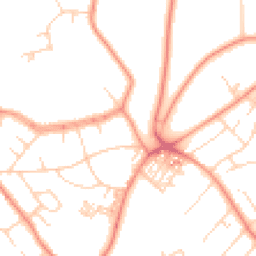 Daytime road noise heatmap for LS8 1SD