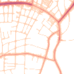 Daytime road noise heatmap for LS8 1SH