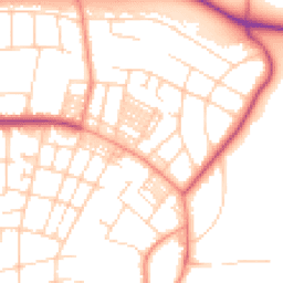 Daytime road noise heatmap for LS8 2DL